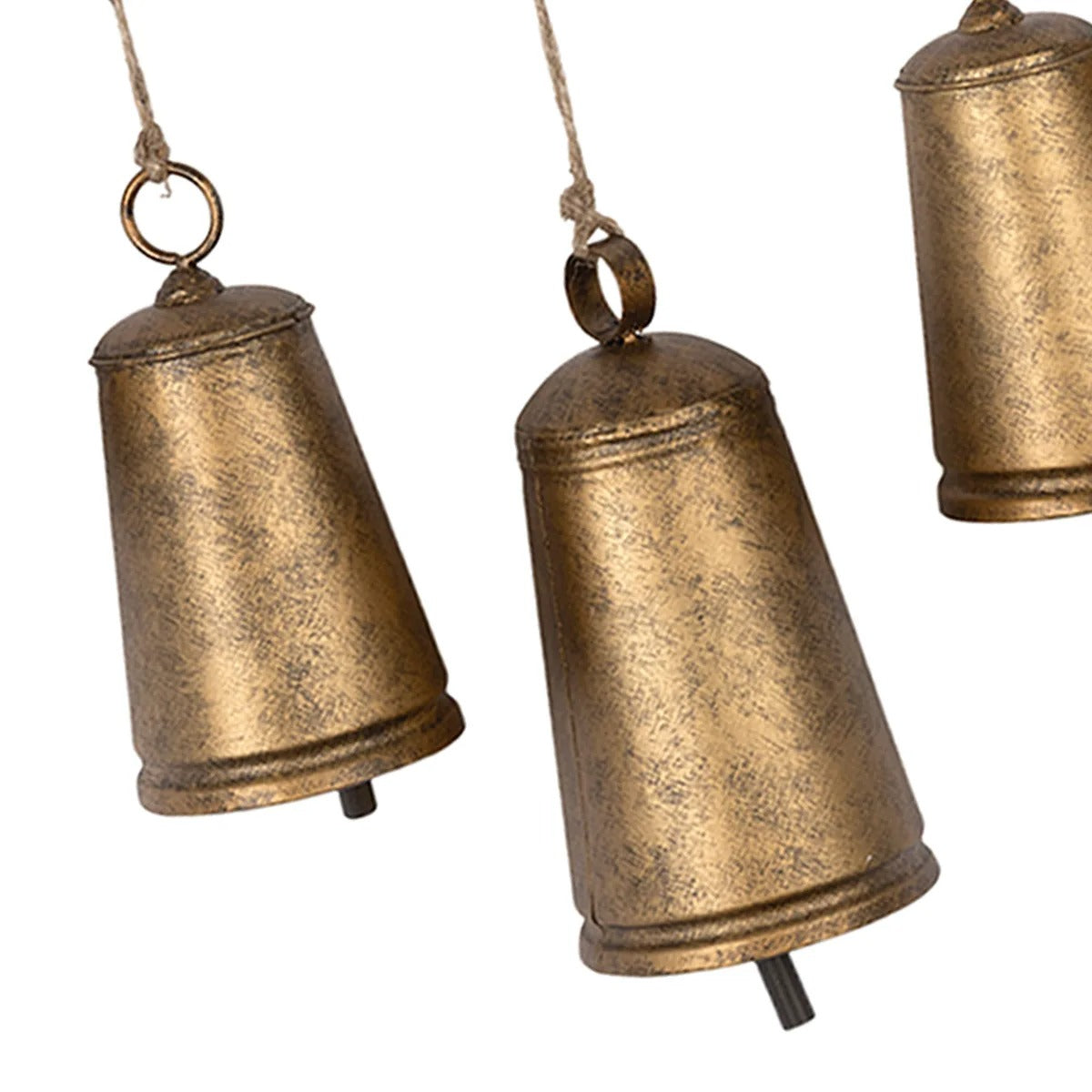 Metal Bell Wall Decor Hanging Bells, 20 Inch